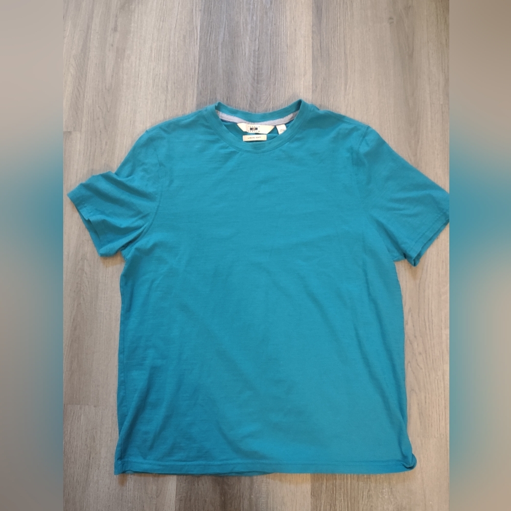 Joseph Abboud Teal Short Sleeve Tee Sz Large